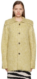 PERVERZE Yellow Teddy Coat