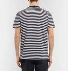 Albam - Striped Cotton-Jersey T-Shirt - Men - Navy