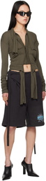 Ottolinger Green Extended Trim Cardigan