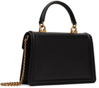 Dolce&Gabbana Black Small Smooth Calfskin Devotion Bag