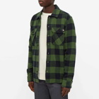 Dickies Men's New Sacramento Check Shirt in Pine Green