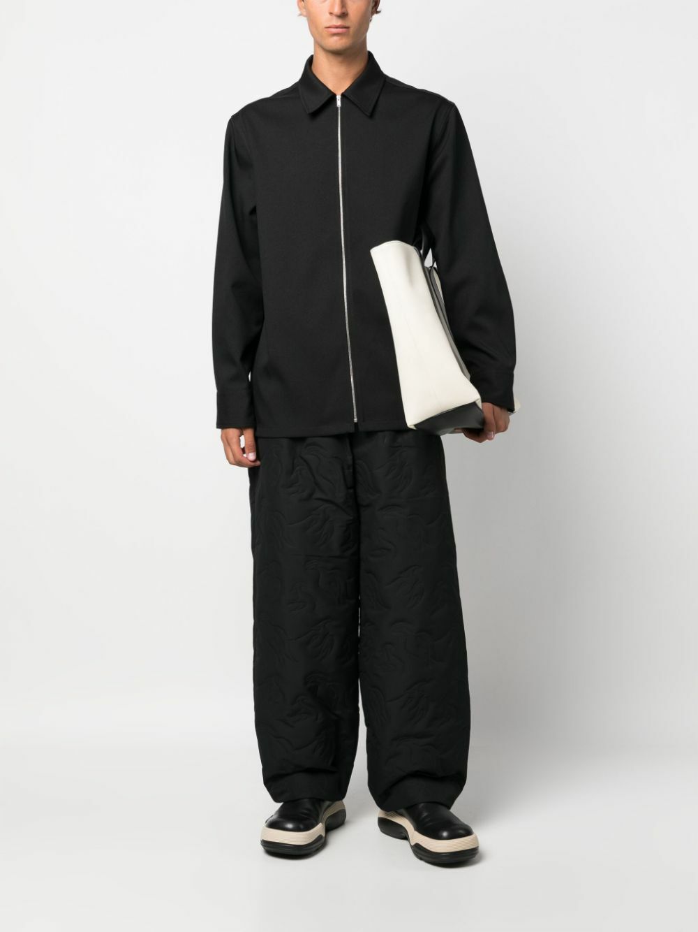 JIL SANDER - Zip-up Shirt Jil Sander