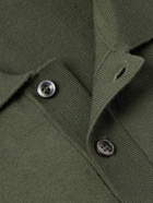 A.P.C. - Ollie Logo-Embroidered Cotton Polo Shirt - Green
