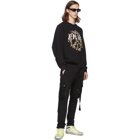 Amiri Black Sweat Cargo Trousers