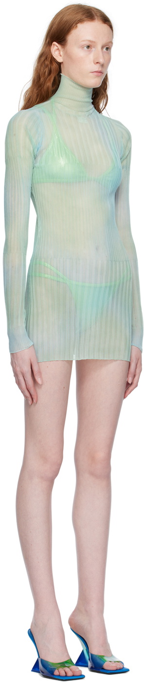 off white blue mini dress Cindee Blue Off Shoulder Mini Dress - US 0