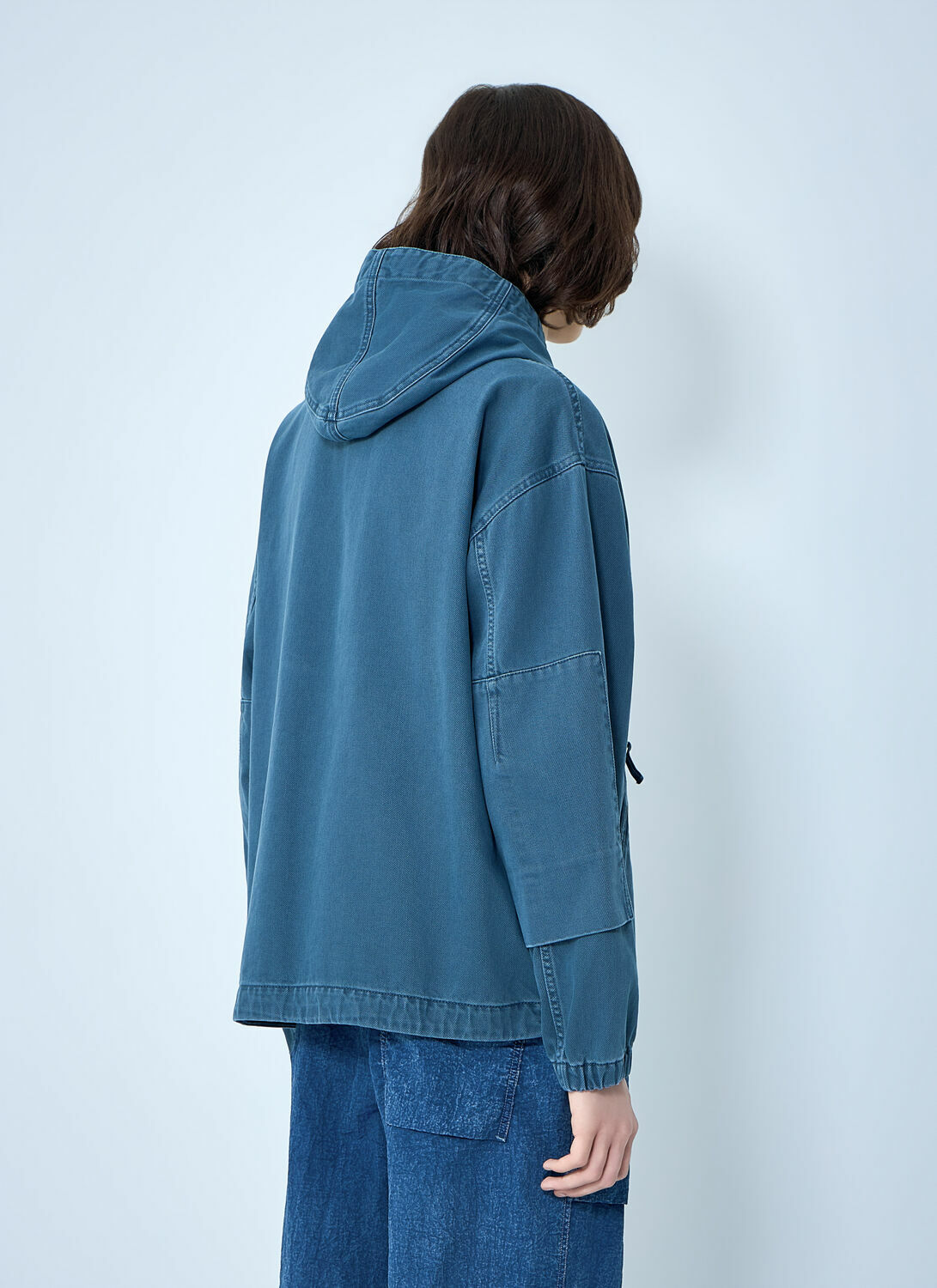 Stone Island Hooded Denim Jacket