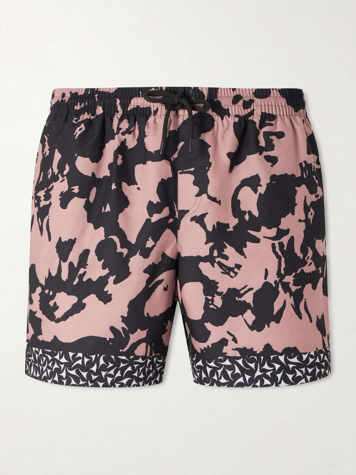 Dries Van Noten - Straight-Leg Mid-Length Printed Swim Shorts - Pink