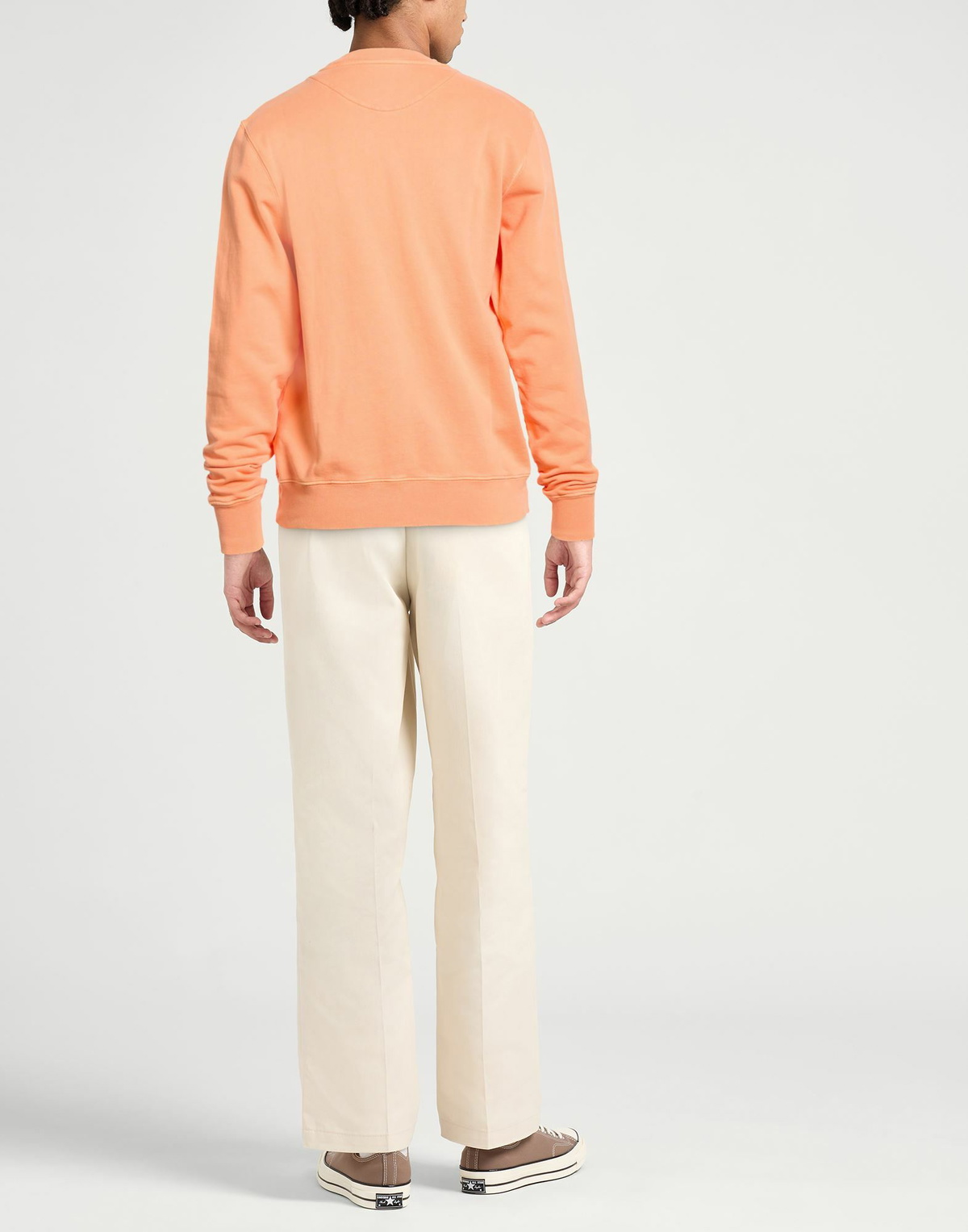 Autry Mens Sweatshirt in Apricot