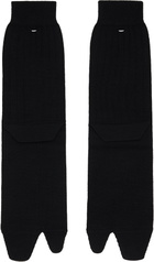Maison Margiela Black Bootleg Tabi Socks