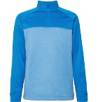 Nike Golf - Therma Core Fleece-Back Jersey Half-Zip Golf Top - Blue