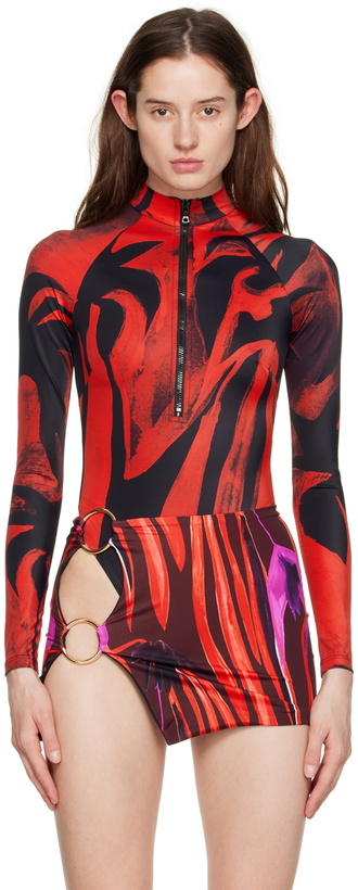Photo: Louisa Ballou Red Spring One-Piece Swimsuit
