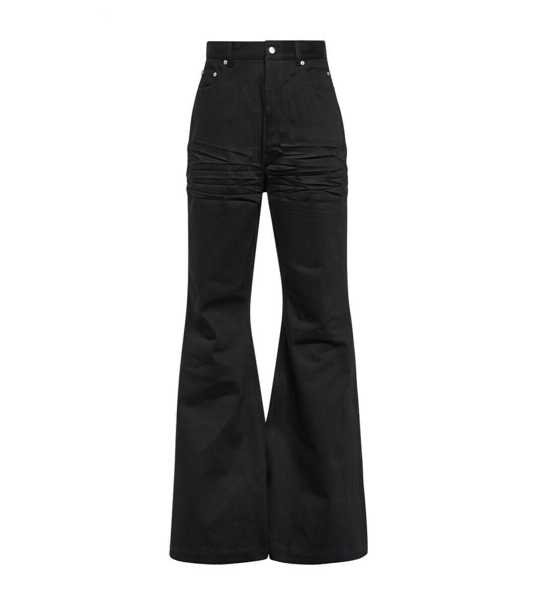 Rick Owens Textured flared jeans Rick Owens