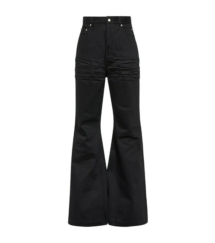 Photo: Rick Owens Textured flared jeans