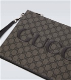 Gucci Gucci GG canvas pouch with strap