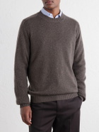 Boglioli - Wool and Cashmere-Blend Sweater - Brown