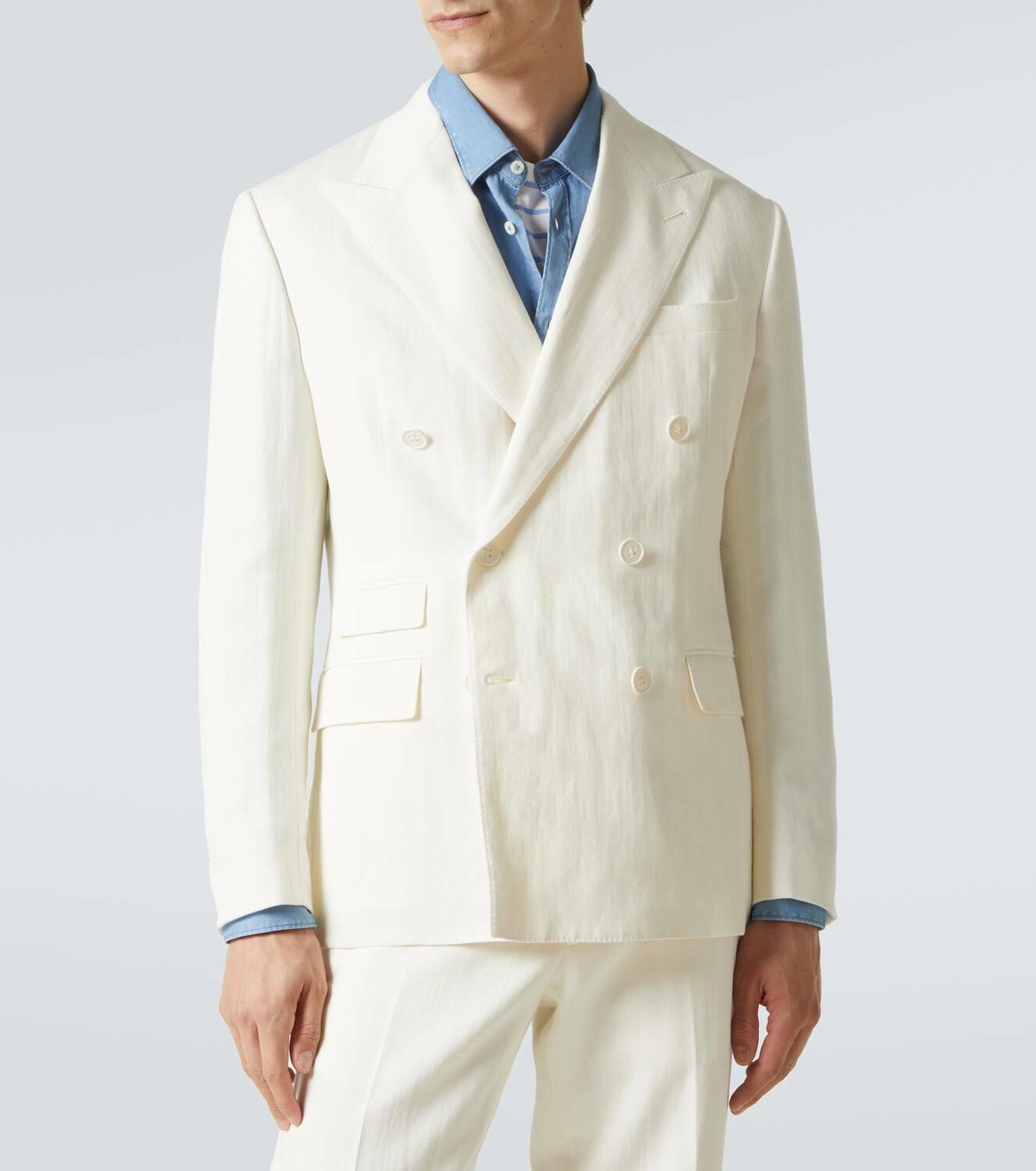 Ralph Lauren Purple Label Kent cotton and linen suit jacket Ralph