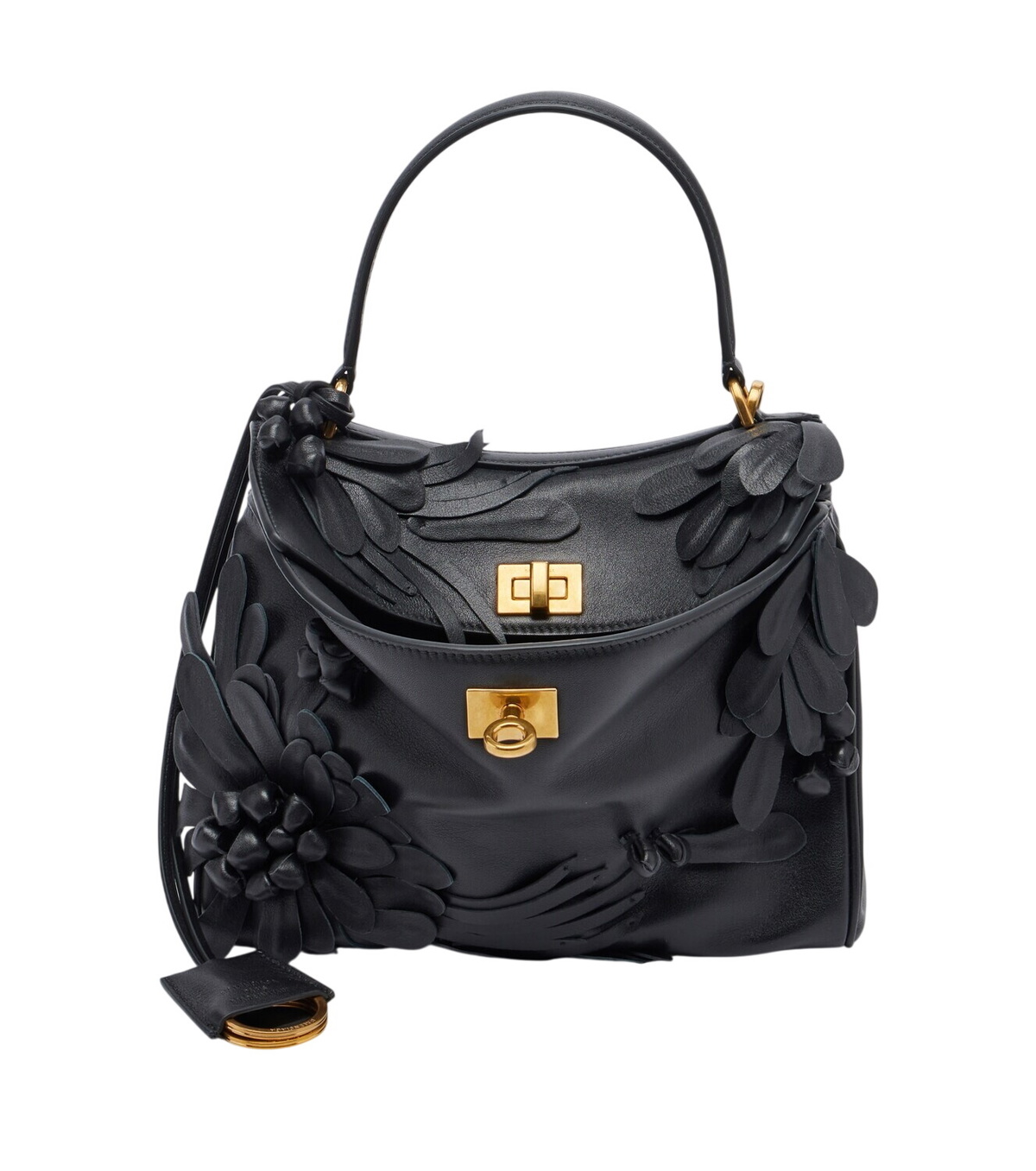 Balenciaga Black 'Le City' Micro Bag Charm Balenciaga