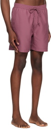 Carhartt Work In Progress Pink Chase Swim Shorts