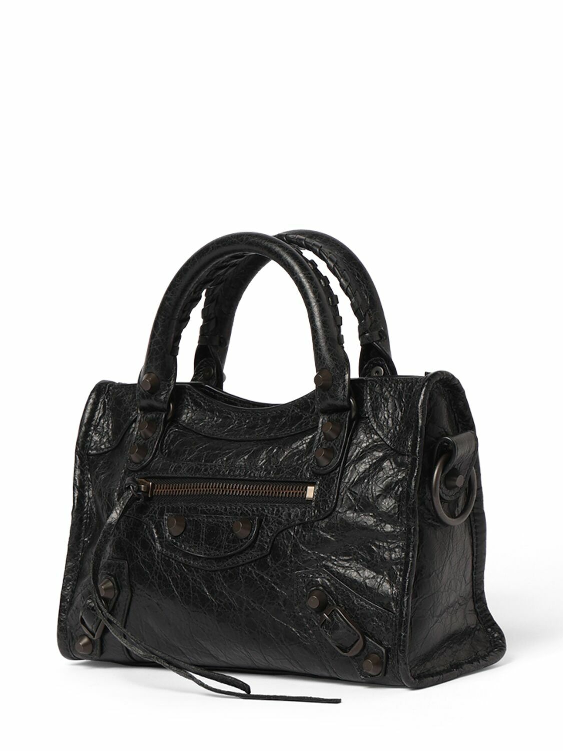 ハンドバッグ Balenciaga Le City Mini Handbag In Arena Storico Leather BALENCIAGA Mini Le City Arena Lamb Bag Balenciaga