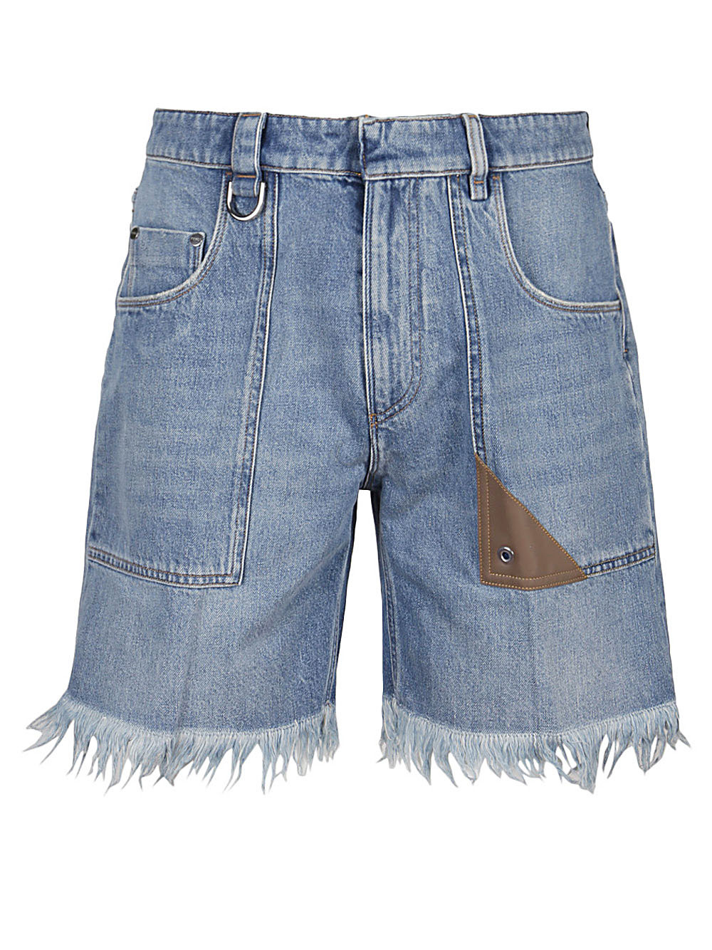Fendi Men Black Poplin Bermuda Shorts main image 1