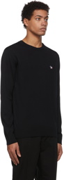 Maison Kitsuné Black Tricolor Fox Patch Sweater