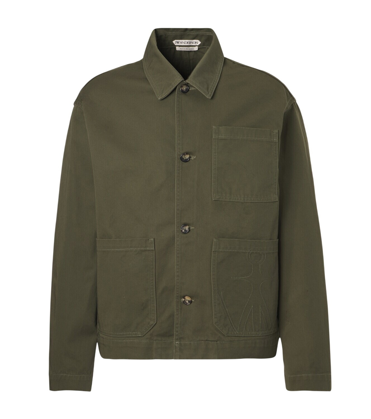 JW Anderson Indigo Denim Gingham Patchwork Jacket JW Anderson