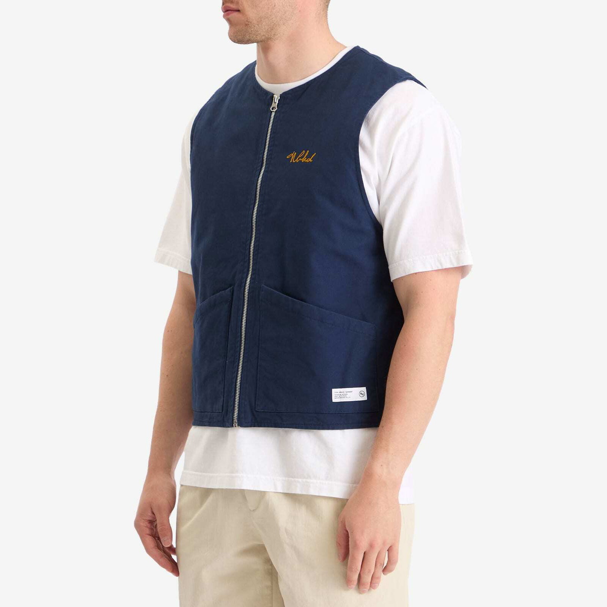 Neighborhood Men's Padded Work Vest in Navy Neighborhood