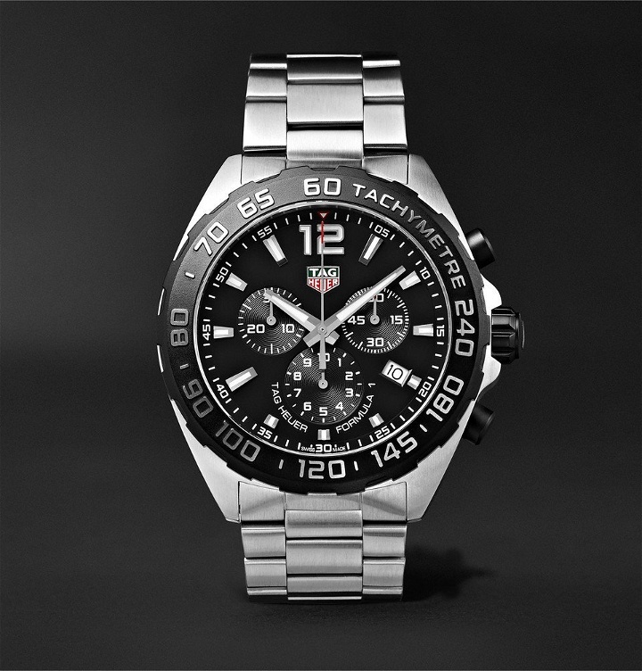 Photo: TAG Heuer - Formula 1 Chronograph 43mm Stainless Steel Watch - Men - Black
