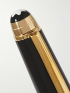 Montblanc - Meisterstück Around the World in 80 Days Medium Resin and Gold-Plated Ballpoint Pen