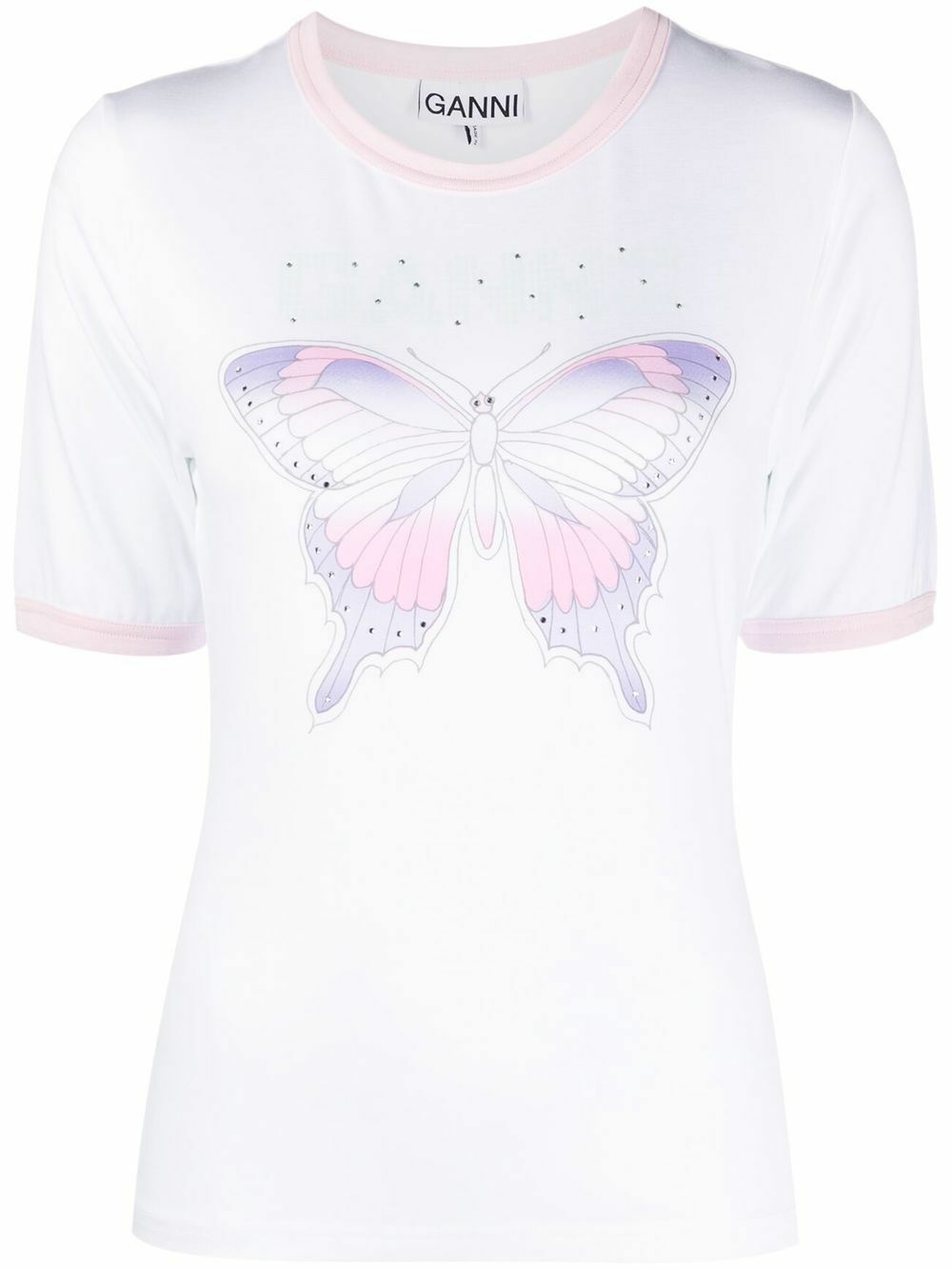 GANNI - Butterfly T-shirt GANNI