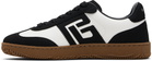 Balmain Black & White Swan Sneakers