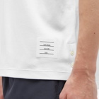 Thom Browne Men's Stripe Trim T-Shirt in White