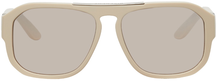 Photo: Givenchy Off-White GV Hinge Aviator Sunglasses