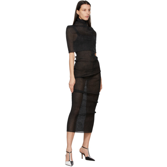 a. roege hove Black Square Maxi Dress a. roege hove