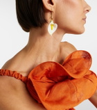 Jennifer Behr Alexia floral drop earrings