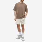 Palm Angels Men's Classic Track Shorts in Butter