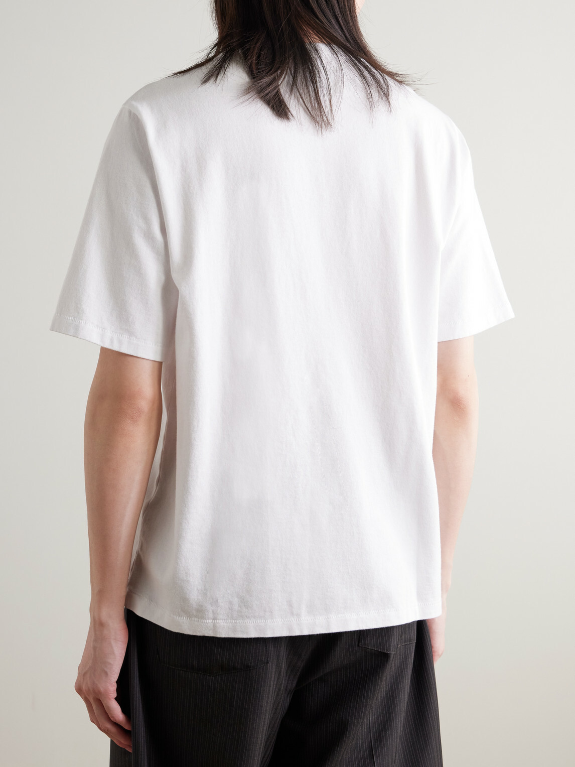 Corridor - Garment-Dyed Cotton-Jersey T-Shirt - White