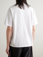 Corridor - Garment-Dyed Cotton-Jersey T-Shirt - White