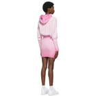 Opening Ceremony Pink Rose Crest Hoodie Dress