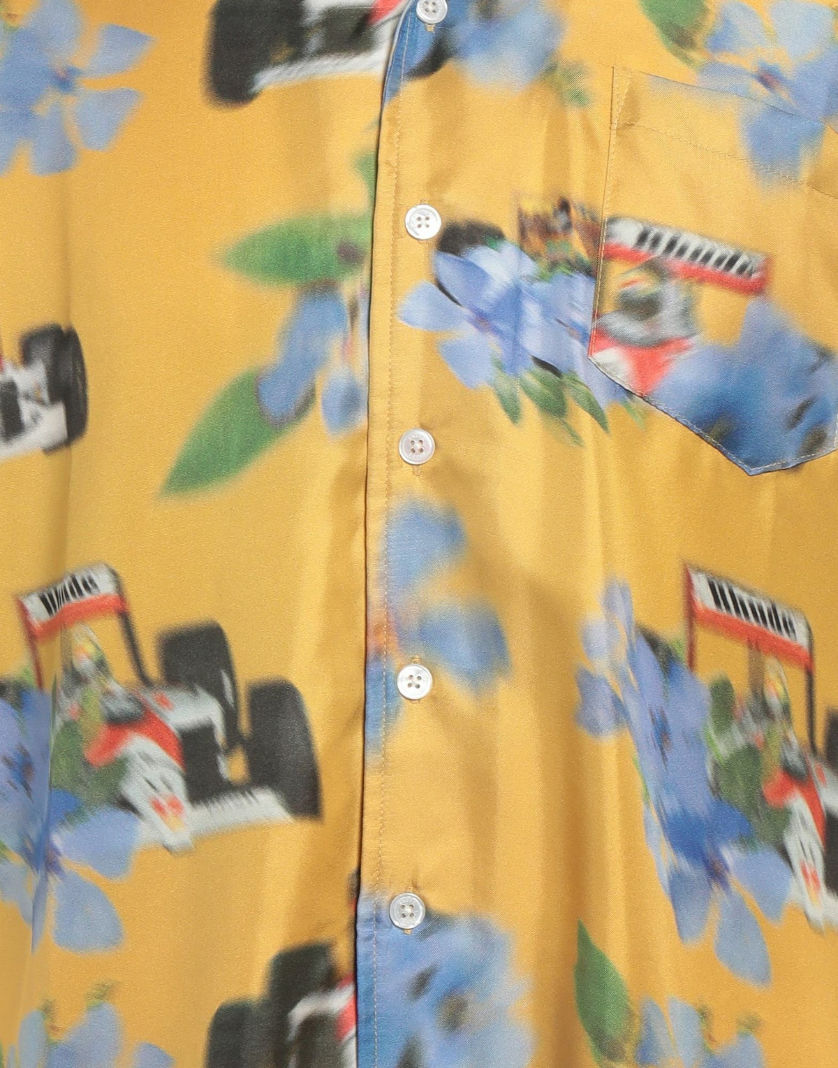 Rhude Mens Shirt Marigold