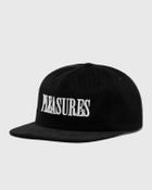Pleasures Onyx Corduroy Snapback Black Caps