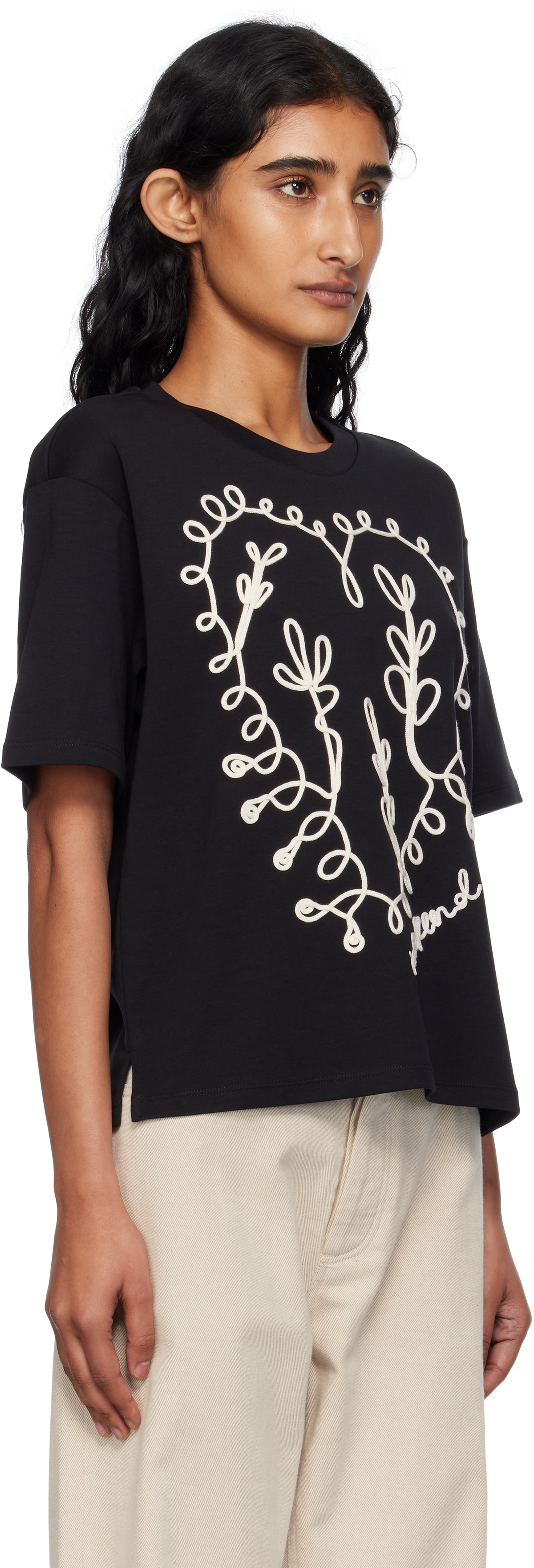 Weekend Max Mara Black Lecco T-shirt