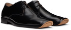 Bottega Veneta Black Comma Lace-Up Derbys