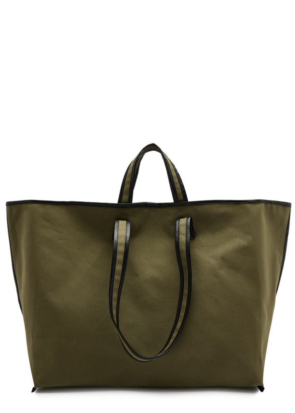 Photo: Kassl Editions Canvas Tote - Khaki - One Size