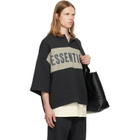 Fear of God ESSENTIALS Gray Panelled Crop Polo