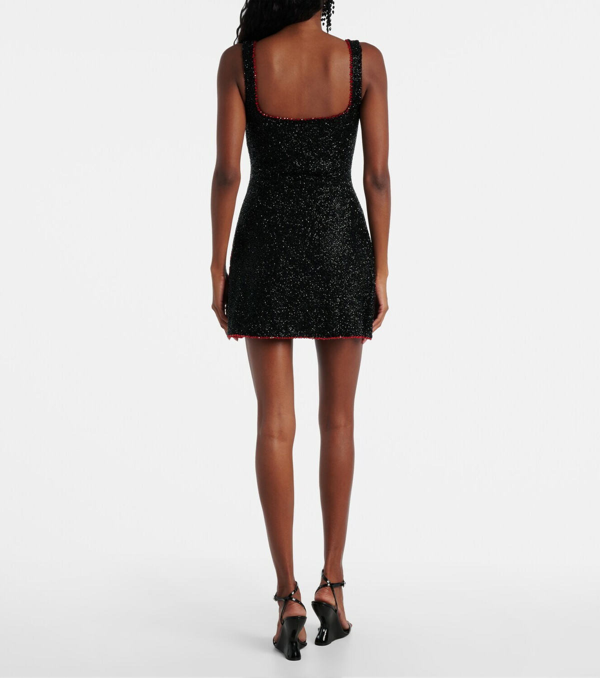 Clio Peppiatt Marina embellished minidress