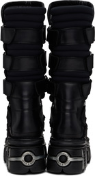 VETEMENTS Black New Rock Edition Tower Boots