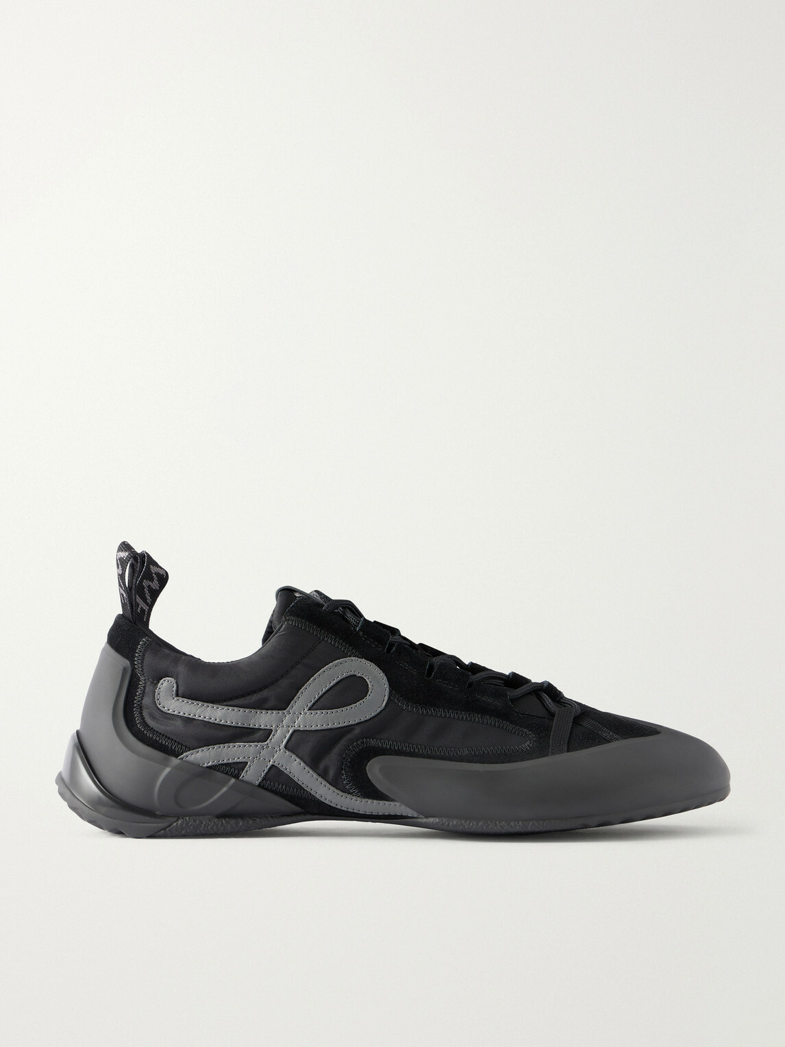 LOEWE - Grip Suede-Trimmed Nylon Sneakers - Black