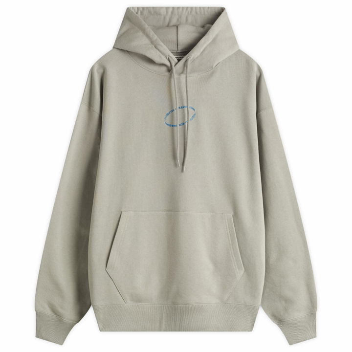 Photo: Uniform Experiment Men's Loop Logo Hoodie in Light Gray
