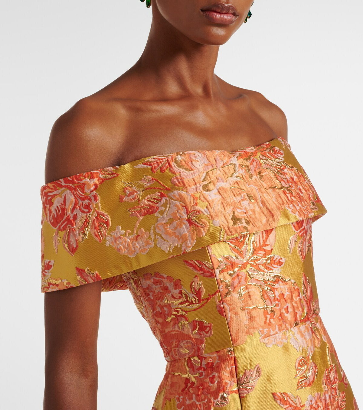 Markarian Clover embellished floral gown